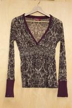 Forecast aubergine hippie achtige top met print, mesh XS 34, Kleding | Dames, Tops, Forecast, Gedragen, Maat 34 (XS) of kleiner