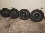 Audi Velgen winterset 5x112 16 inch met 205/55/16, Auto-onderdelen, Banden en Velgen, Gebruikt, 16 inch, Banden en Velgen, Personenwagen