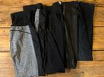 4x zwangerschapsbroeken, Kleding | Dames, Positiekleding, Zwart, Ophalen of Verzenden, Zo goed als nieuw, Maat 34 (XS) of kleiner