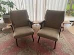 2 Vintage Fauteuils - Prachtige Set!, Ophalen, 75 tot 100 cm, 50 tot 75 cm, Hout