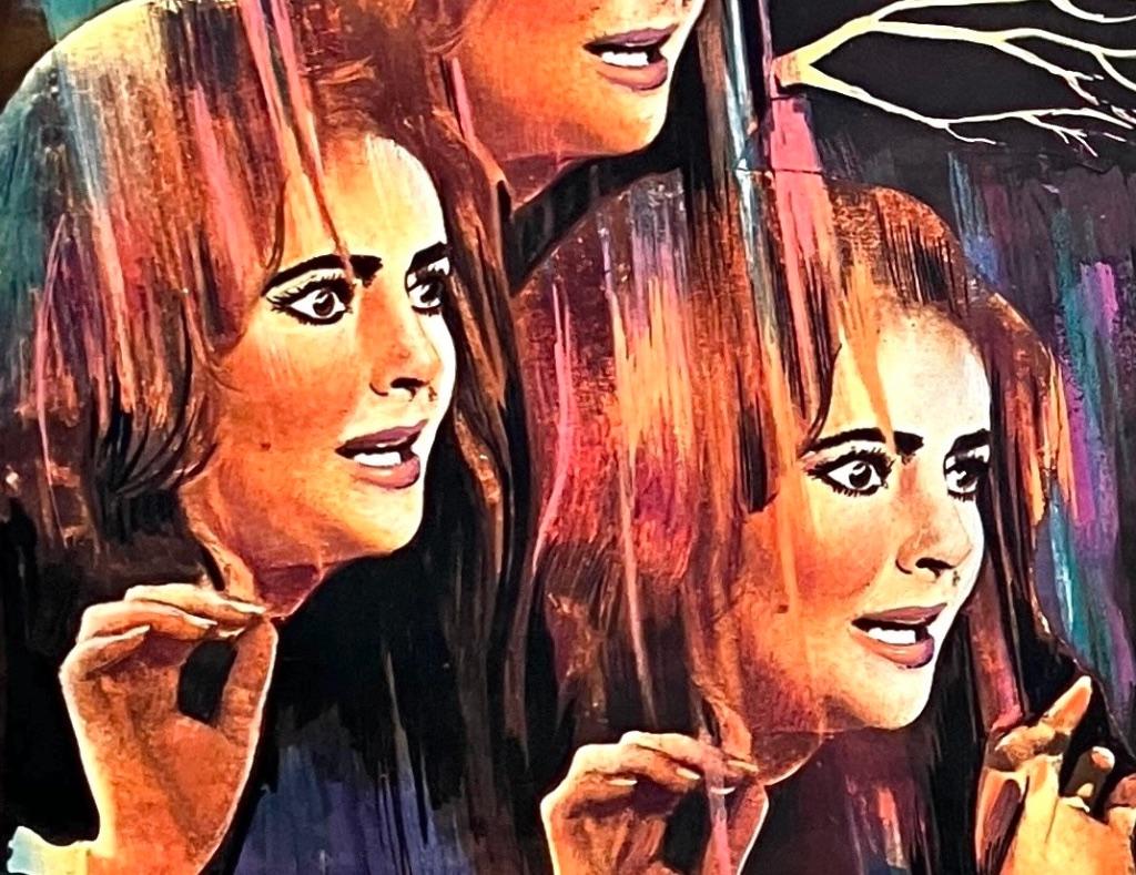 Night Watch (1973) - Elizabeth Taylor - Originele filmposter, Verzamelen, Rechthoekig Staand, Verzenden, Zo goed als nieuw, A1 t/m A3