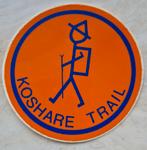 Stickers Koshare Trail., Ophalen of Verzenden, Zo goed als nieuw