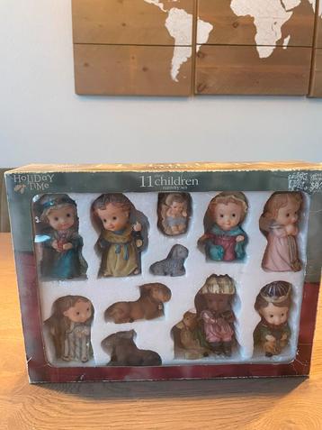 Kerststal 11-delig Holiday Time beschikbaar voor biedingen