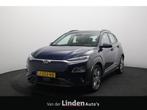 Hyundai KONA EV Comfort 64 kWh 3-Fase SOH 95.3% | Carplay&An, Auto's, Hyundai, Stof, Gebruikt, Zwart, Blauw