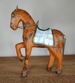 India. Marwari paard zeldzame kleur met parelmoer en messing, Verzenden