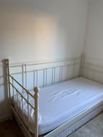 IKEA Tromsnes Bedbank - Crème - Romantisch, Gebruikt, 90 cm, Eenpersoons, Ophalen of Verzenden