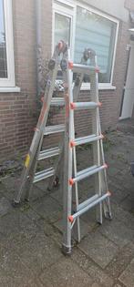 Opvouwbare trap - Gebruikt, Doe-het-zelf en Verbouw, Ladders en Trappen, Gebruikt, Trap, Ophalen of Verzenden, Opvouwbaar of Inschuifbaar