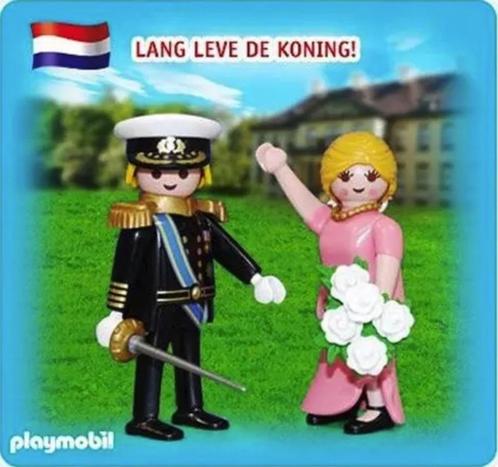 Playmobil Nederlands Koningspaar, Kinderen en Baby's, Speelgoed | Playmobil, Zo goed als nieuw, Complete set, Ophalen of Verzenden