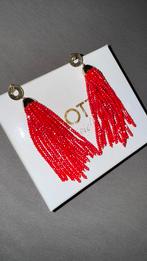 Lott Gioielli Rode Oorbellen, Sieraden, Tassen en Uiterlijk, Oorbellen, Overige materialen, Rood, Ophalen, Met kristal