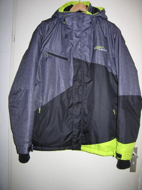 Wintersportjas/ski-jack heren grijs/zwart/geel XXL, Kleding | Heren, Wintersportkleding, Nieuw, Jack, Overige maten, Ophalen of Verzenden