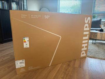 Philips 50 inch 4K UHD led televisie nieuw in doos beschikbaar voor biedingen