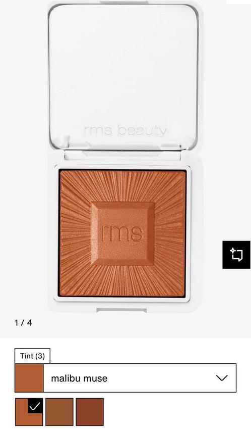 RMS Beauty Hydrabronzer bronzer Malibu Muse 1 x gebruikt, Sieraden, Tassen en Uiterlijk, Uiterlijk | Cosmetica en Make-up, Nieuw