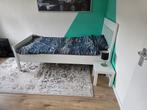Eenpersoonsbed (90x200) - Met/Zonder Matras, Ophalen, 90 cm, Eenpersoons, Wit