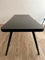 Zwarte eettafel 220x90, Ophalen, Gebruikt, 200 cm of meer, 50 tot 100 cm