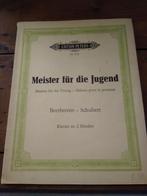 Meister für die Jugend. Beethoven Schubert, Muziek en Instrumenten, Bladmuziek, Ophalen of Verzenden, Zo goed als nieuw
