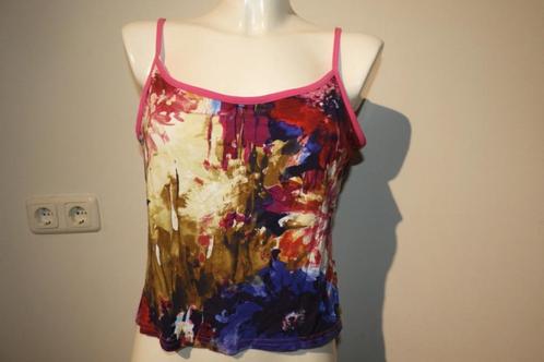 Joseph Ribkoff kleurrijke zomerse top mooie felle tinten D40, Kleding | Dames, Tops, Zo goed als nieuw, Maat 38/40 (M), Overige kleuren