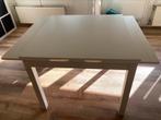 Ikea uitschuiftafel wit, Ophalen, 50 tot 100 cm, Vierkant, Zo goed als nieuw