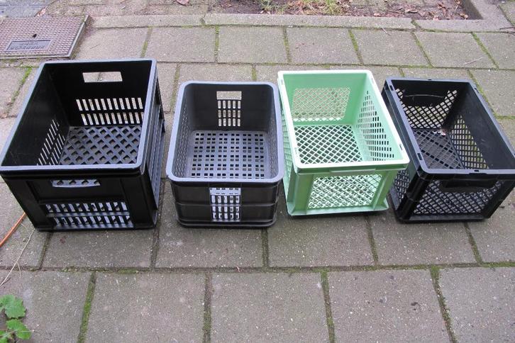 fietskratten, melkkratten en mandjes, Fietsen en Brommers, Fietsaccessoires | Fietsmanden, Gebruikt, Fietskrat, Ophalen