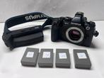 Olympus OM-D eM-1 + 2 objectieven, 4 accu’s, grip, Ophalen, Zo goed als nieuw, Olympus, Geen optische zoom