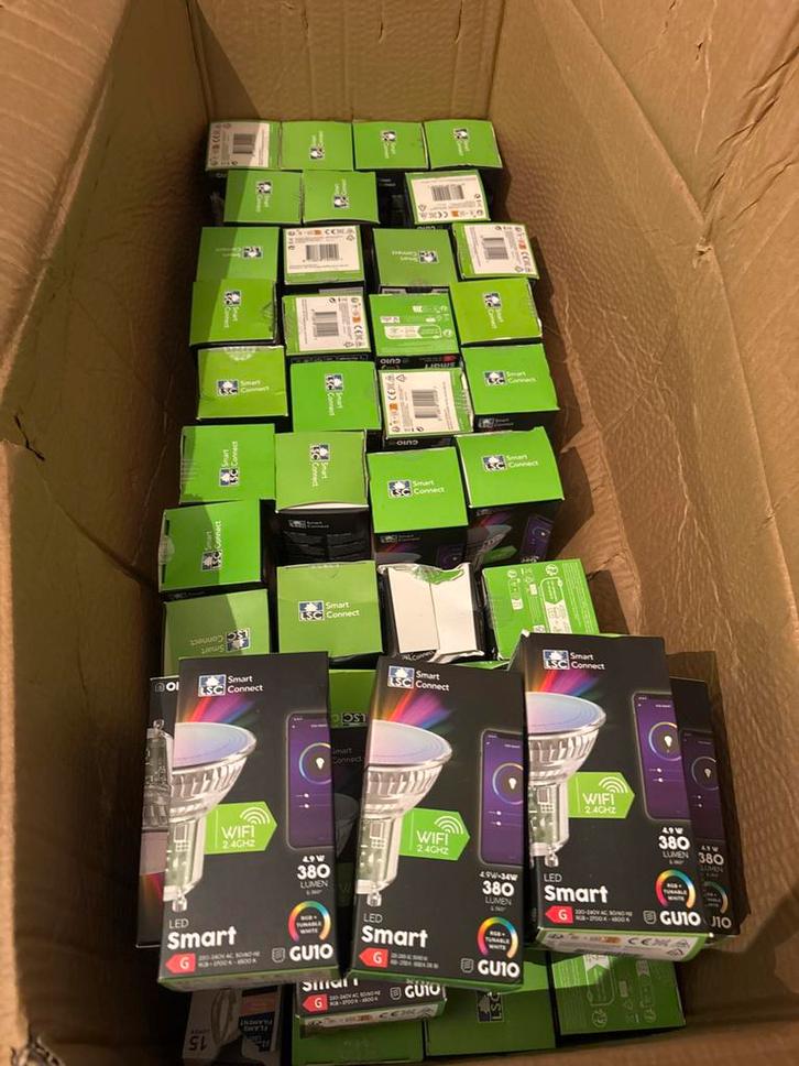 Partij LSC Smart Connect LED Lamp GU10, Huis en Inrichting, Lampen | Losse lampen, Nieuw, Led-lamp, Minder dan 30 watt, Bipin of Steekvoet