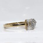 2 Lab Grown 1,41 carat diamanten ring, Certificaat, 17.3 mm, Verzenden, Geen, Geel, Nieuw