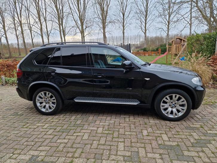 BMW X5 3.0 D Xdrive 2007 Zwart V6, Auto's, BMW, Particulier, X5, 4x4, ABS, Airbags, Airconditioning, Alarm, Bluetooth, Boordcomputer