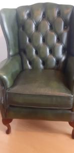 Mooie  nette dames fauteuil chesterfield, Huis en Inrichting, Fauteuils, Ophalen, Gebruikt