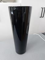Zwarte vaas hoogte 400mm, Zwart, Ophalen of Verzenden, Minder dan 50 cm, Glas
