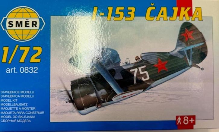 Coelianmodels, Smer 0832, Polikarpov I-153, 1/72, €5,99, Hobby en Vrije tijd, Modelbouw | Vliegtuigen en Helikopters, Nieuw, Vliegtuig