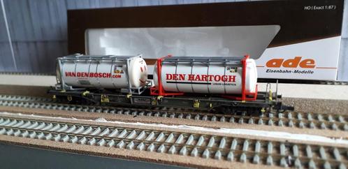 ADE Hupac containerwagen, Hobby en Vrije tijd, Modeltreinen | H0, Zo goed als nieuw, Wagon, Gelijkstroom, Overige merken, Ophalen