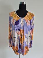 T63 - Nieuw fleurig lila zomer shirt 1 maat (1), Kleding | Dames, T-shirts, Maat 38/40 (M), Paars, Nieuw, Ophalen of Verzenden