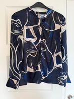 Comma Blauwe Blouse Maat 40, Maat 38/40 (M), Blauw, Zo goed als nieuw, Comma