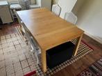 Tafel - In lengte verstelbaar, Ophalen, Gebruikt, Eikenhout, 50 tot 100 cm