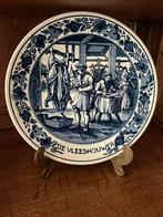 Royal Goedewaagen Delfs Blauw bord ‘De Vleeshouwer’, Antiek en Kunst, Ophalen