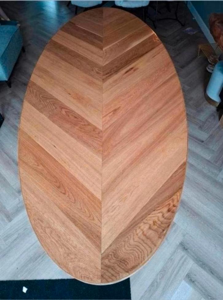 Eiken Eettafelblad - 238x103cm - Nieuw!, Antiek en Kunst, Antiek | Meubels | Tafels, Ophalen of Verzenden