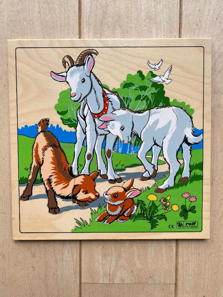 Rolf puzzel, Kinderen en Baby's, Speelgoed | Houten speelgoed, Zo goed als nieuw, Ophalen of Verzenden
