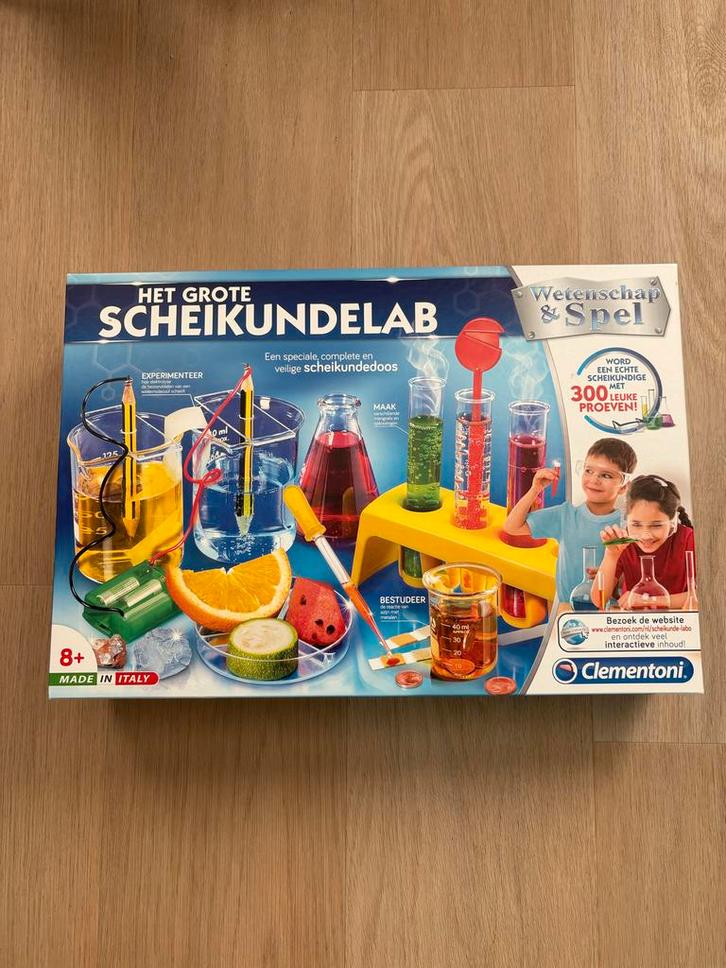 Het Grote Scheikundelab - Clementoni, Kinderen en Baby's, Speelgoed | Educatief en Creatief, Nieuw, Knutselen, Ophalen of Verzenden