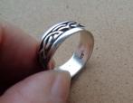 zilveren Keltische ring [894], 18 tot 19, Zo goed als nieuw, Zilver, Dame of Heer