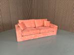 GRATIS LEVERING Velvet 3zits bank roze 225x95 NIEUW, Huis en Inrichting, Stof, 75 tot 100 cm, Ophalen of Verzenden, Rechte bank