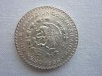 zilveren munt Mexico 1966 1 peso vintage, Verzenden, Midden-Amerika, Losse munt, Zilver