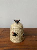 Vintage honingpot in bijenkorfvorm crème – Japan jaren ’70, Ophalen of Verzenden, Zo goed als nieuw
