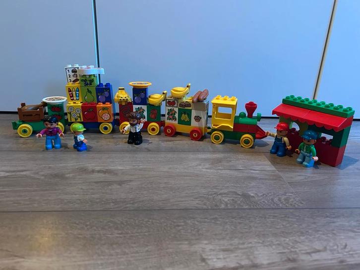 Duplo Trein met Figuren, Kinderen en Baby's, Speelgoed | Duplo en Lego, Zo goed als nieuw, Duplo, Complete set, Ophalen of Verzenden