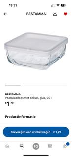 Ikea bestamma voorraaddoos met deksel, Ophalen of Verzenden, Zo goed als nieuw