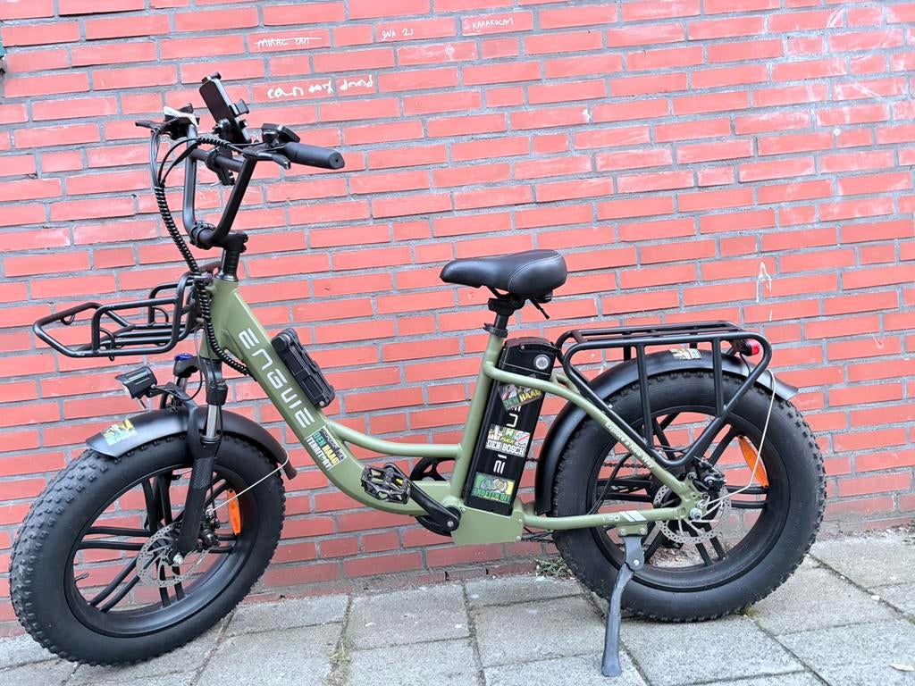 Engwe l20, Fietsen en Brommers, Elektrische fietsen, Zo goed als nieuw, Minder dan 47 cm, 50 km per accu of meer, Ophalen