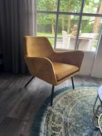 2x fauteuil okergeel, Ophalen, Minder dan 75 cm, Nieuw, 75 tot 100 cm