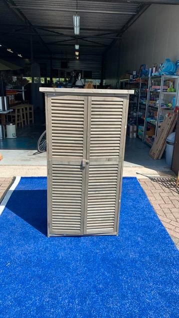 Outsunny tuinkast gereedschapskast 87 x 46,5 x 160 cm beschikbaar voor biedingen