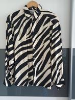 Zebraprint Blouse - Maat M, Kleding | Dames, Blouses en Tunieken, Maat 38/40 (M), Zwart, Ophalen of Verzenden, Onbekend