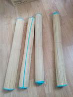 4 x rieten strandmatjes / kampeermatjes / balkonafscherming,, Ophalen of Verzenden, Zo goed als nieuw