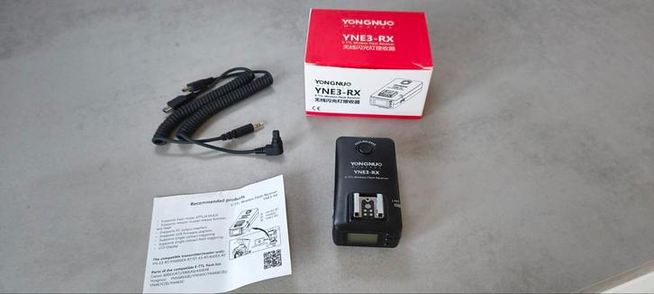 Yongnuo YNE3-RX E-TTL wireless flash receiver, Audio, Tv en Foto, Fotografie | Flitsers, Zo goed als nieuw, Overige merken, Ophalen of Verzenden