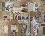 Scrapbooking paddenstoelen vlinders bloemen herfst papier, Hobby en Vrije tijd, Scrapbooking, Verzenden, Nieuw, Papier of Karton
